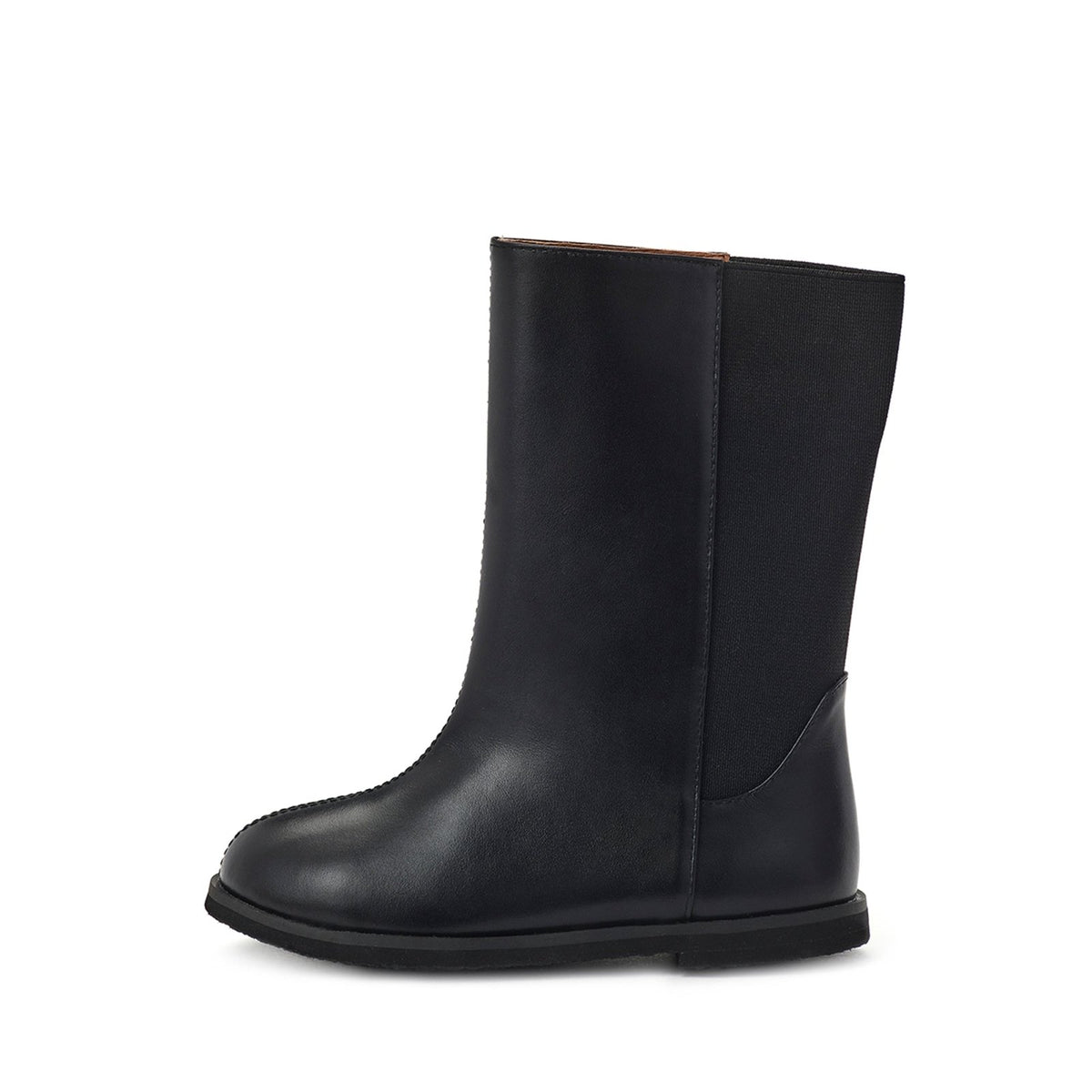 Black Leather Boots for Girls — Sarah by Age of Innocence