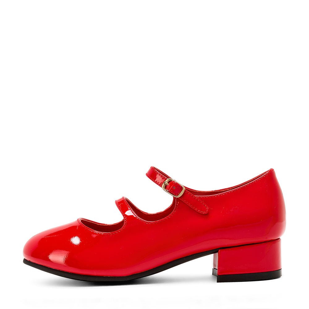 Seema Red Leather Shoes for Girls by Age of Innocence, 31 - Age of Innocence - Premium Quality Shoes Seema Red Leather Shoes for Girls by Age of Innocence, 31 - Age of Innocence - Premium Quality Shoes