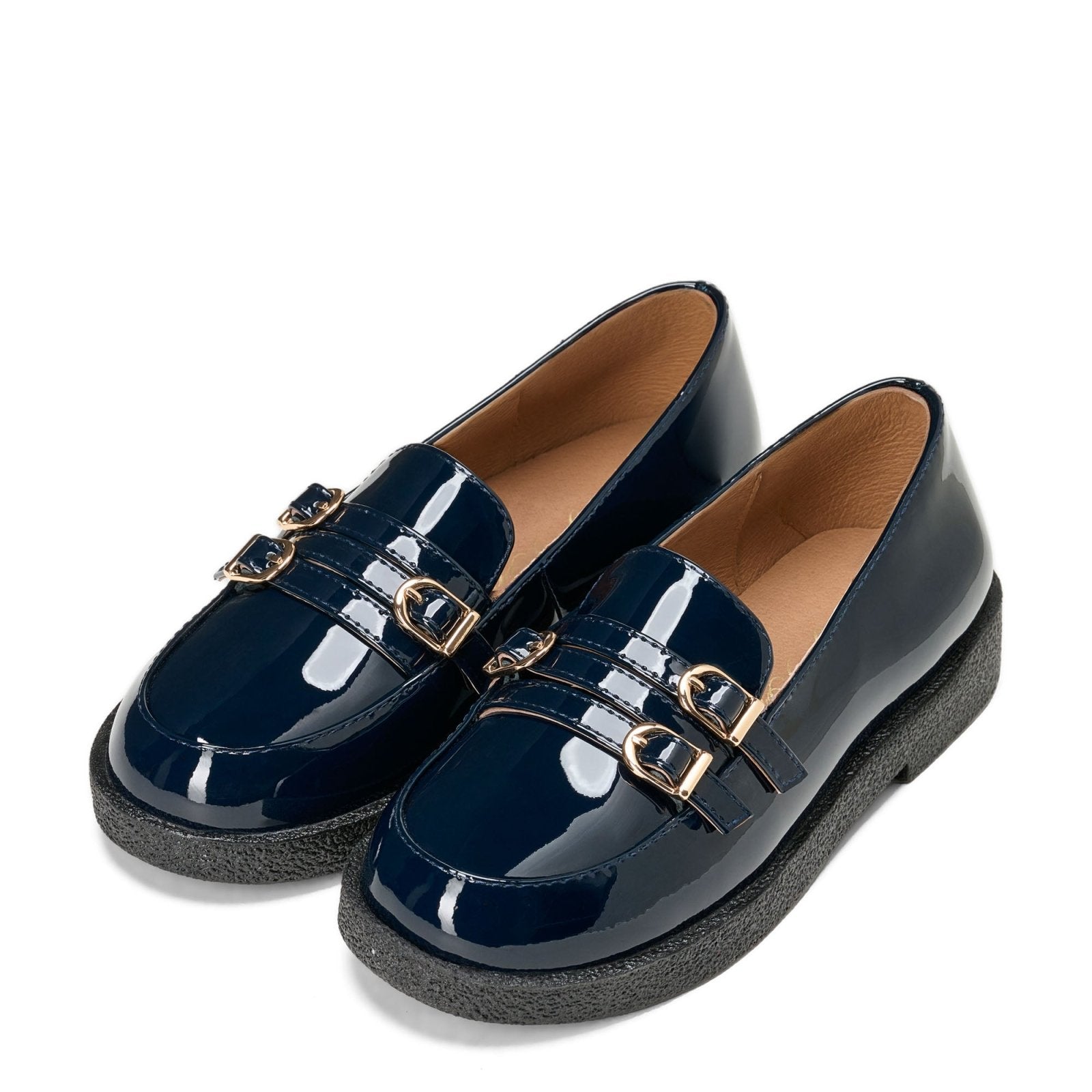 designer Selbie Navy Shoes for girls by Age of Innocence