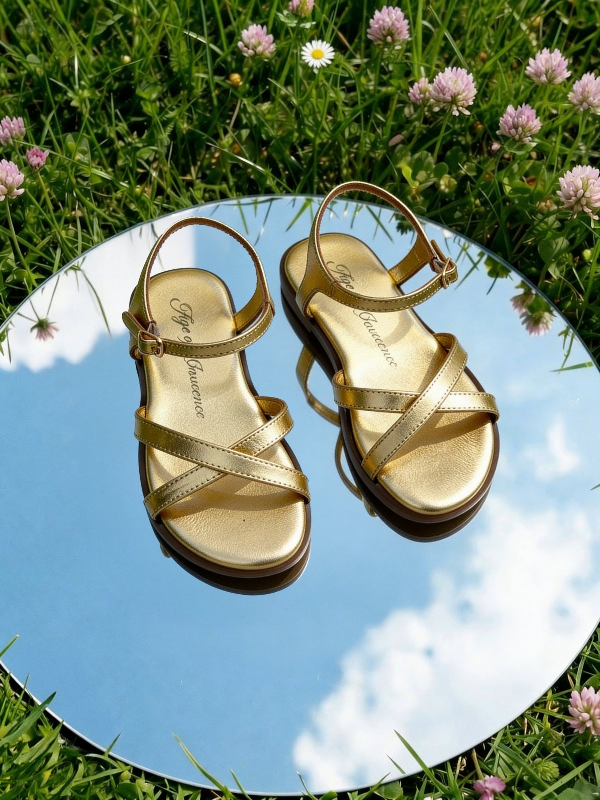 Seraphine Gold Sandals Sandals Age of Innocence