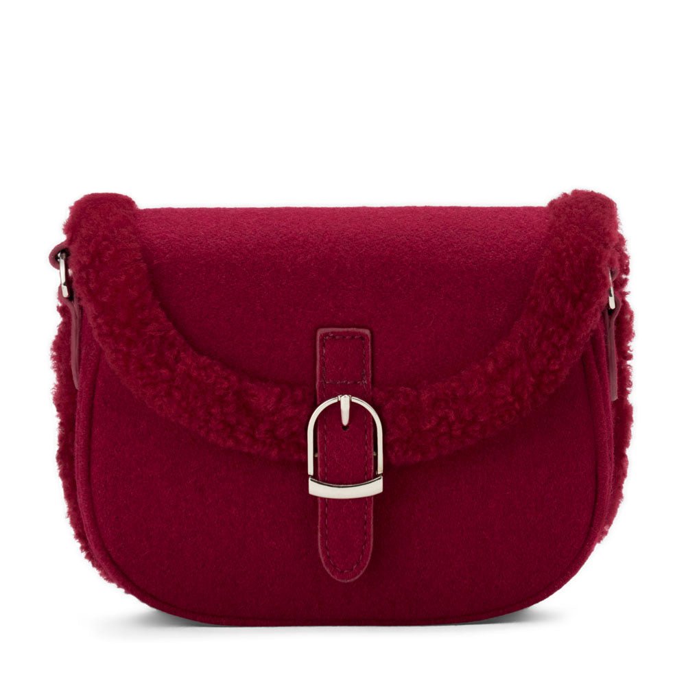 Shae Wool Burgundy Bag Age of Innocence