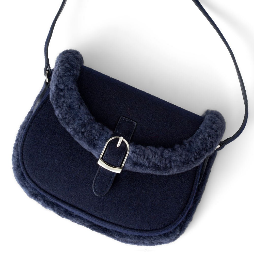 Shae Wool Navy Bag Age of Innocence