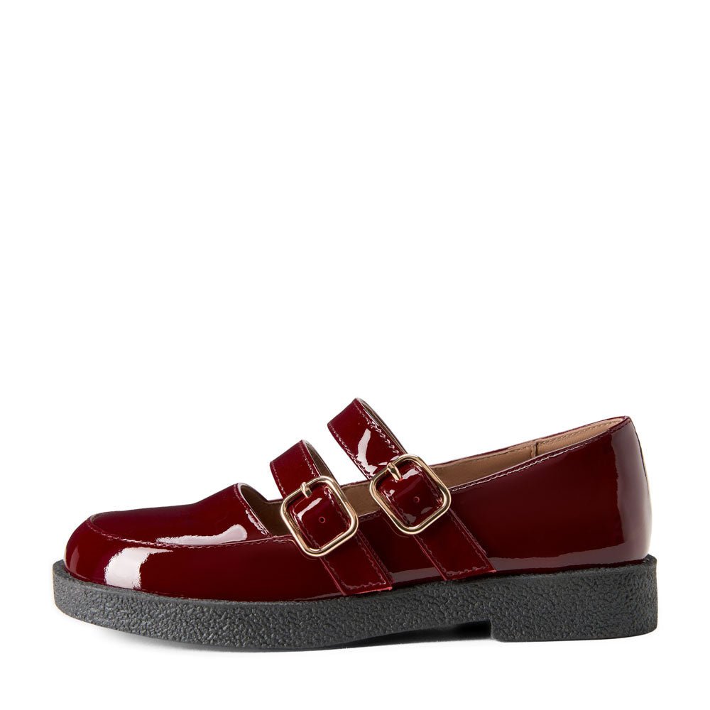 Sloane Burgundy Shoes Age of Innocence