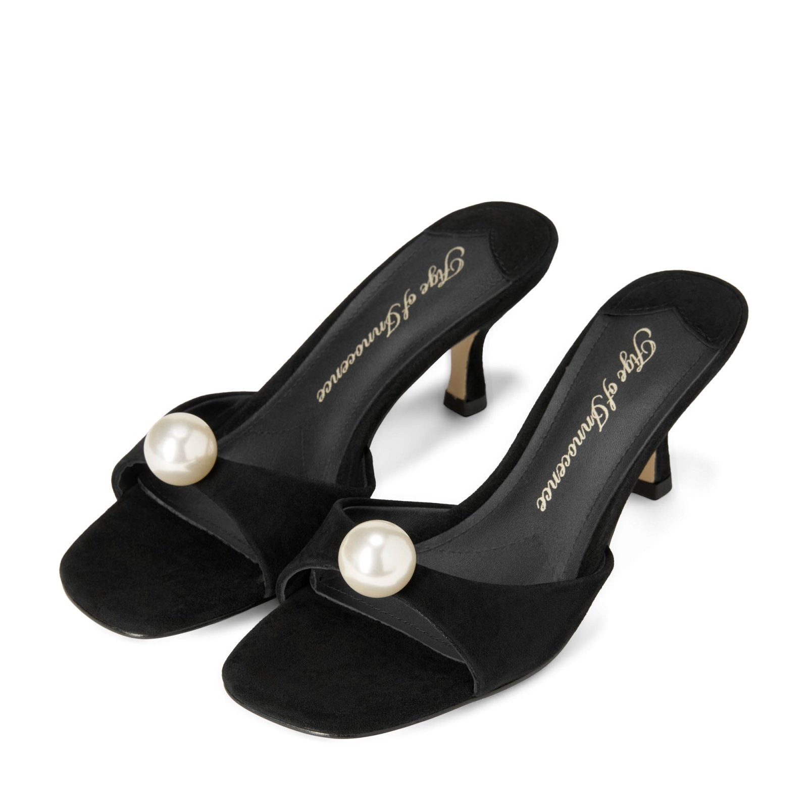 Sybil Black Mules Age of Innocence Women