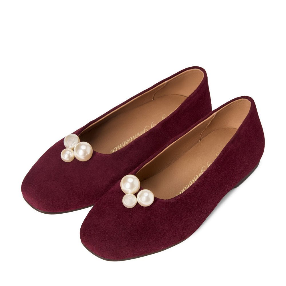 Tessa Burgundy Shoes Age of Innocence