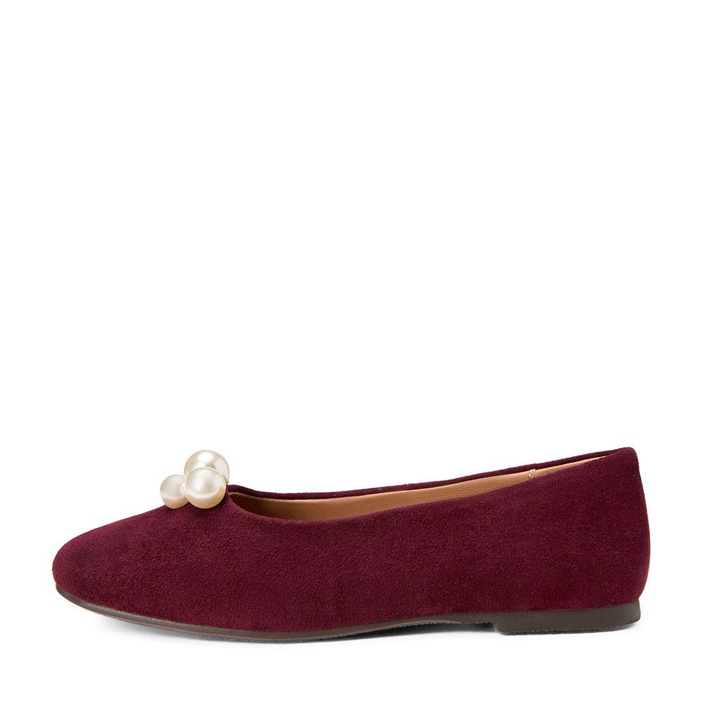 Tessa Burgundy Shoes Age of Innocence