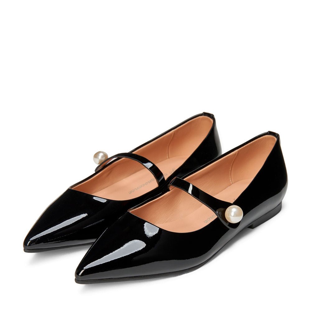 Thea Pearl Black Shoes Age of Innocence Women