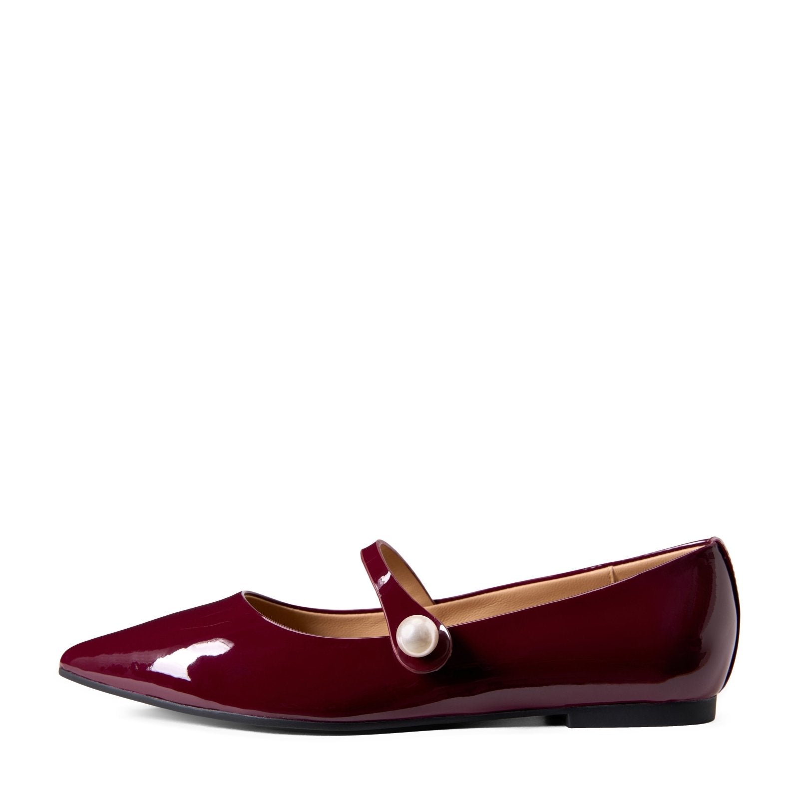 Thea Pearl Burgundy Shoes Age of Innocence Women