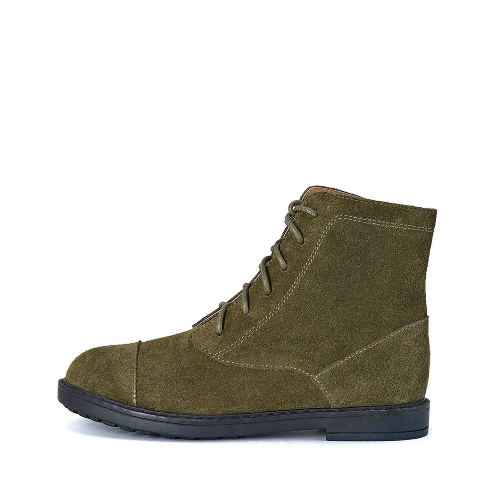 Thomas Suede Khaki Boots Boots GENTS by Age of Innocence