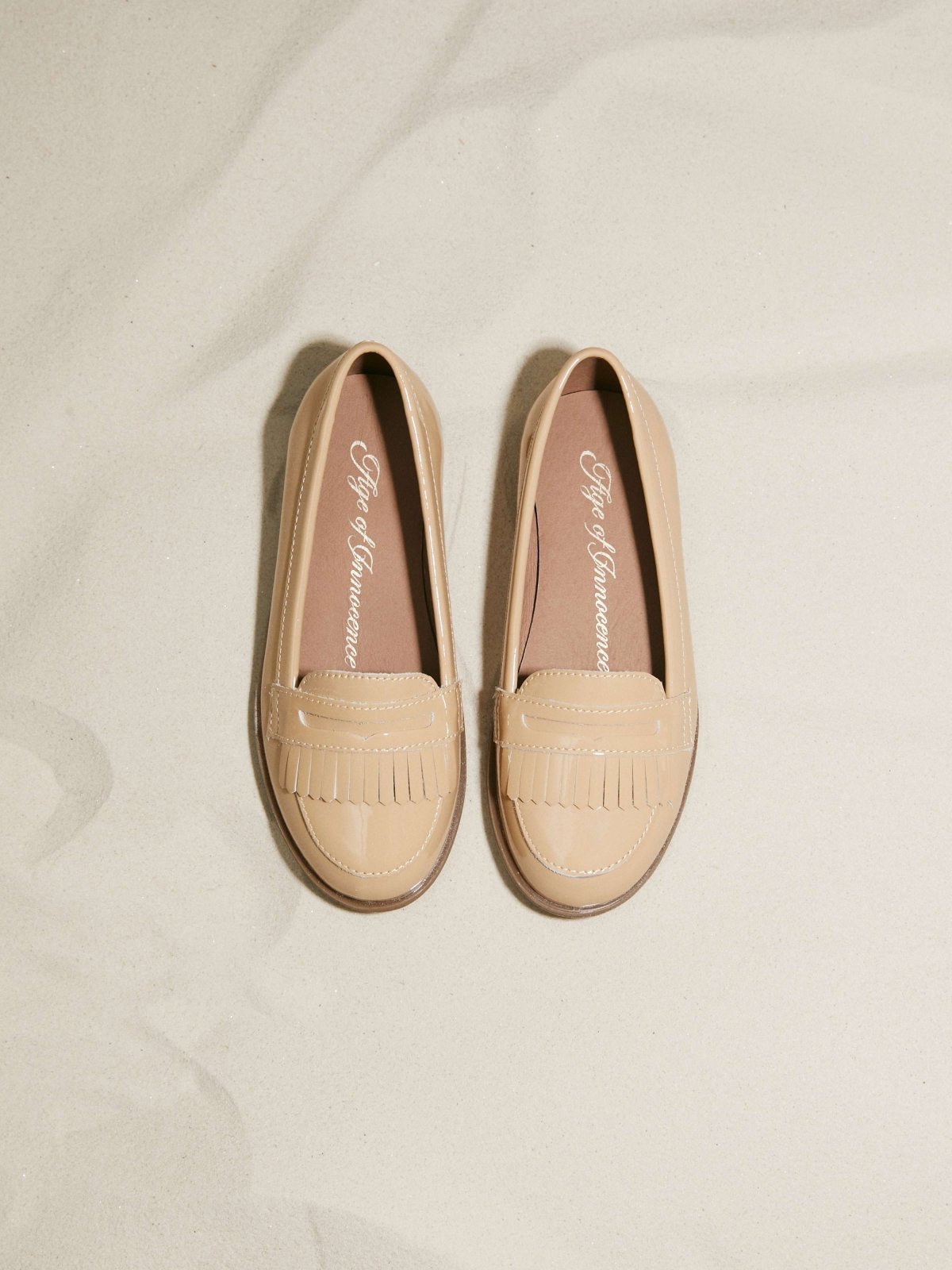 Valerie Beige Loafers Age of Innocence