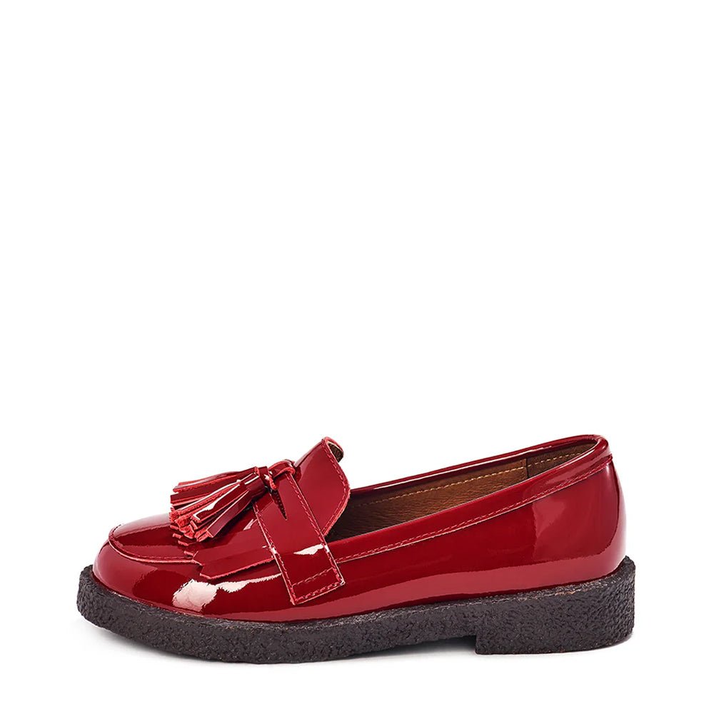 Vita Burgundy Loafers Loafers Age of Innocence