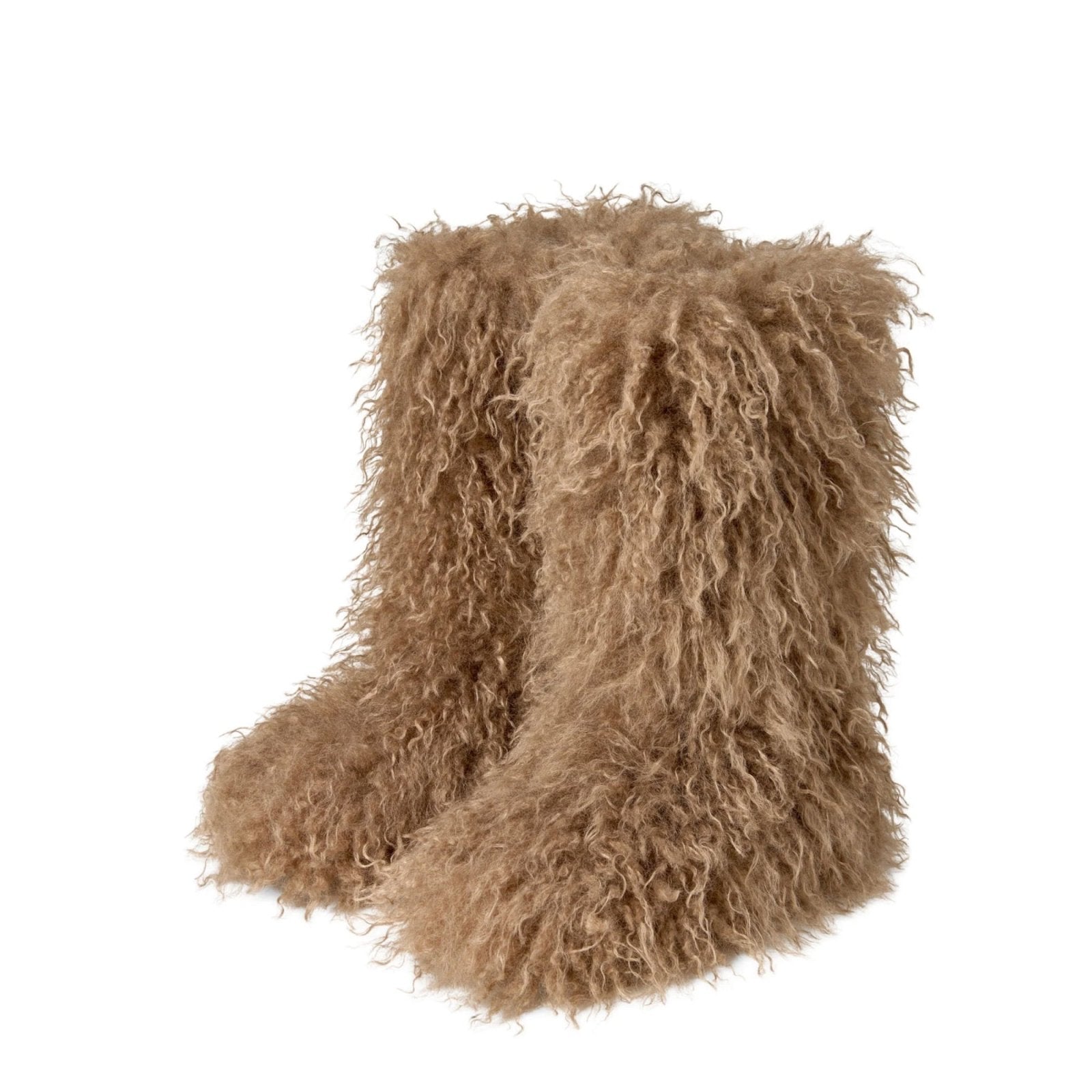 designer Yuki 2.0 High Dark Beige Boots for girls by Age of Innocence Women