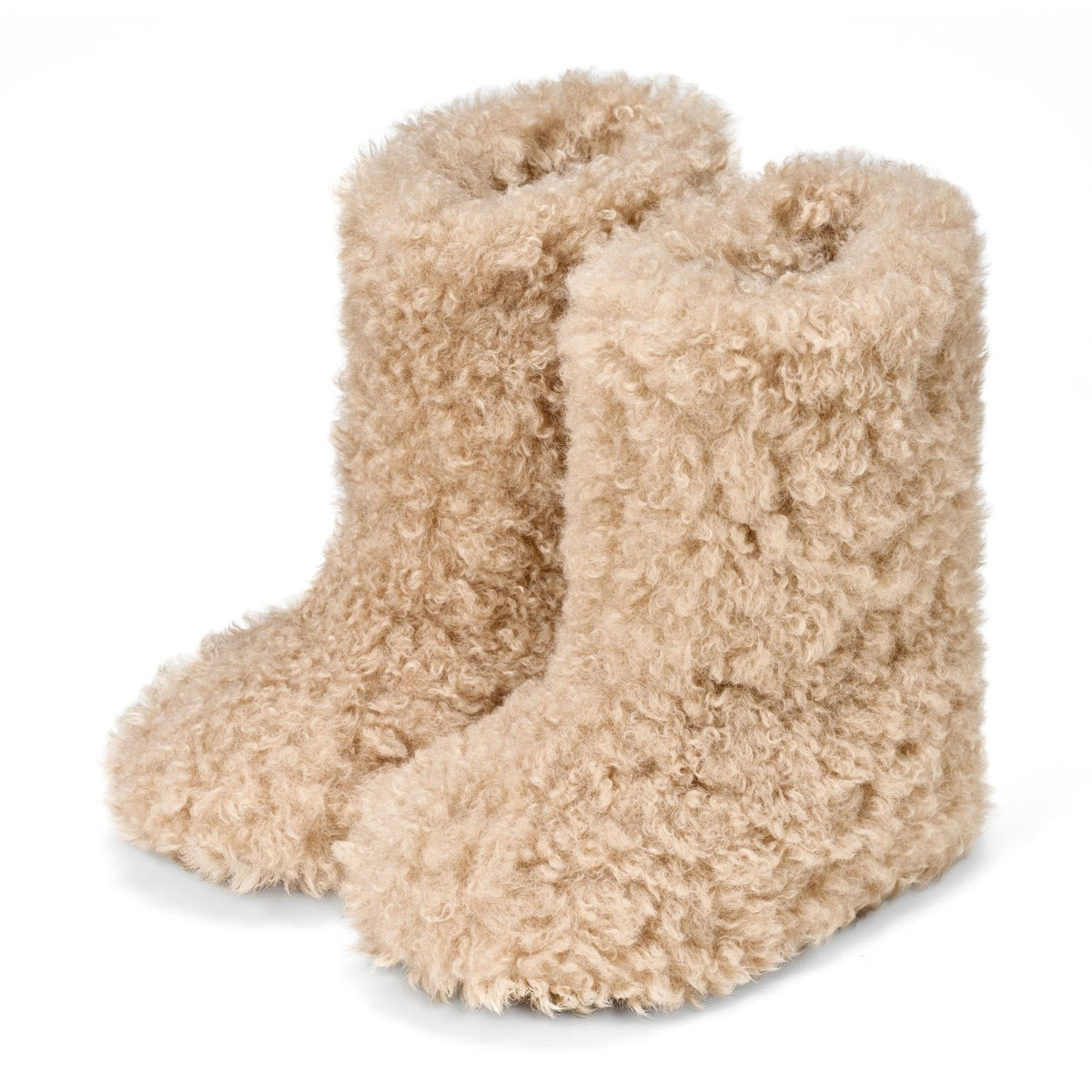 designer Yuki Midi Beige Boots for girls by Age of Innocence