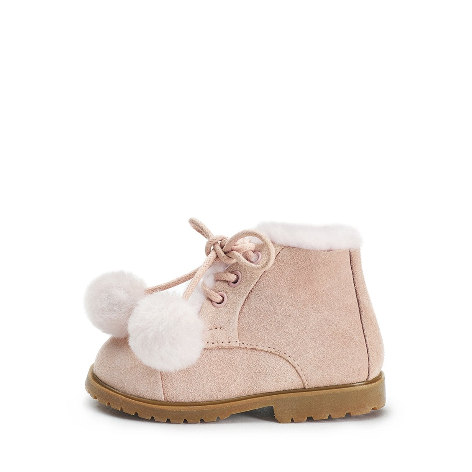 Zoey Pompon Pink Boots Boots Age of Innocence