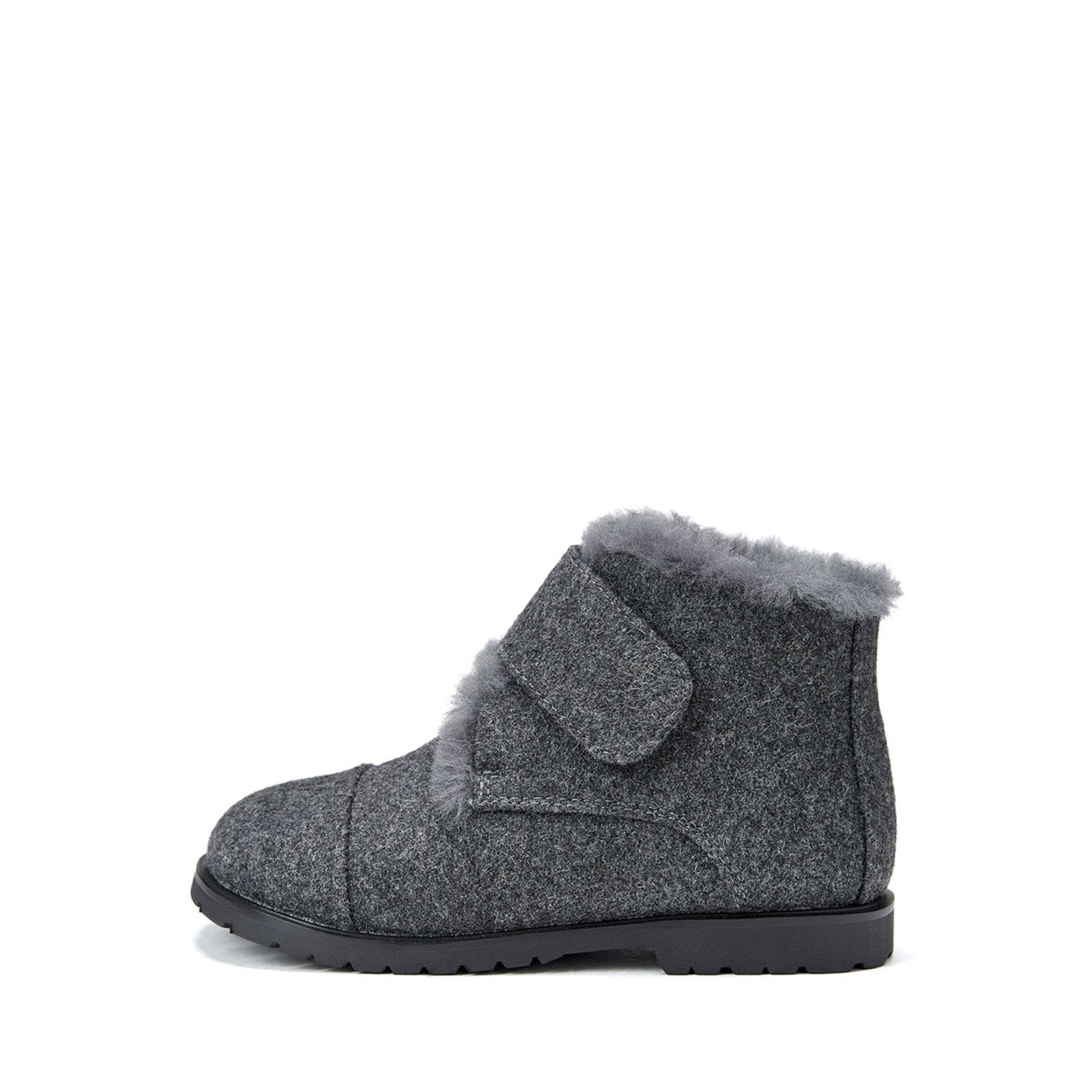 Zoey Wool Dark Grey Boots Boots Age of Innocence