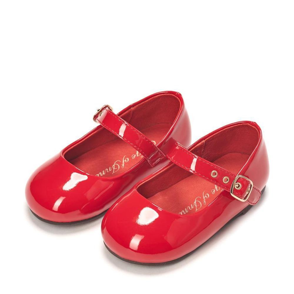 Eva PU Red Shoes Age of Innocence