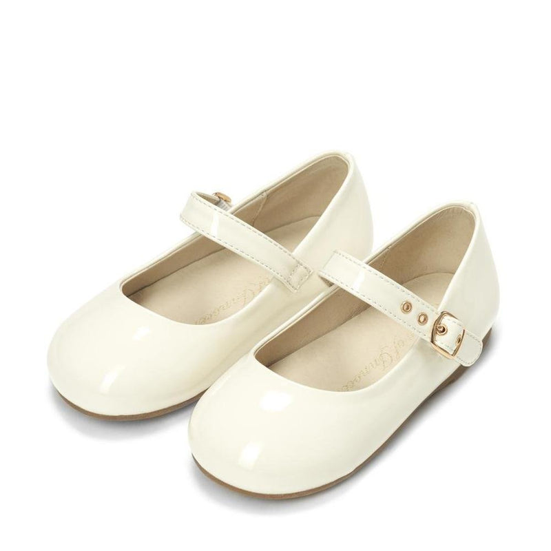 Eva PU White Shoes by Age of Innocence
