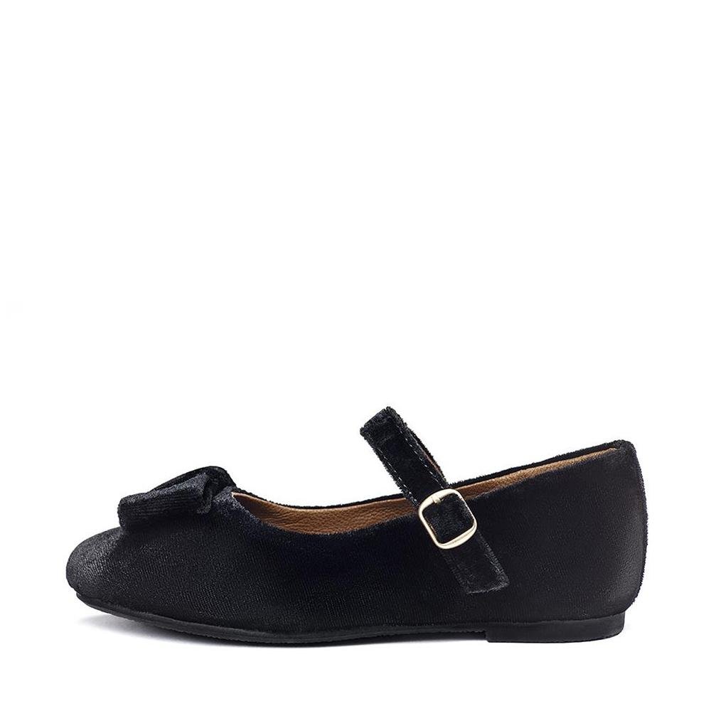 Ellen Velvet Black Shoes by Age of Innocence