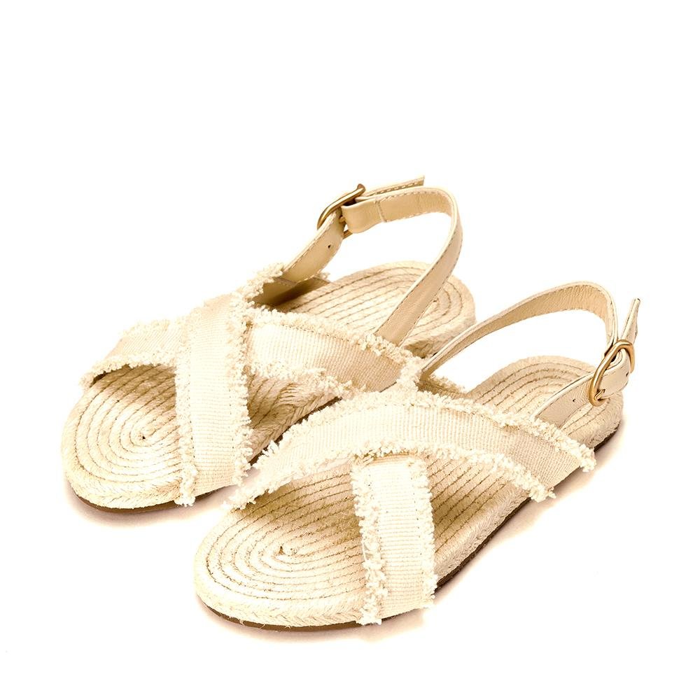 Athena Milk Sandals Age of Innocence