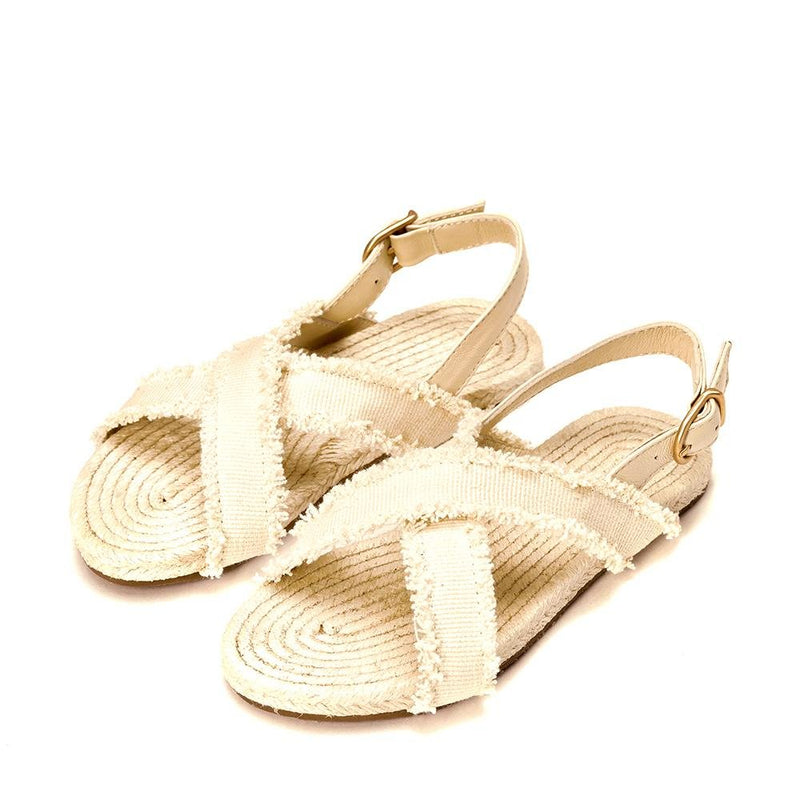 Athena Milk Sandals by Age of Innocence