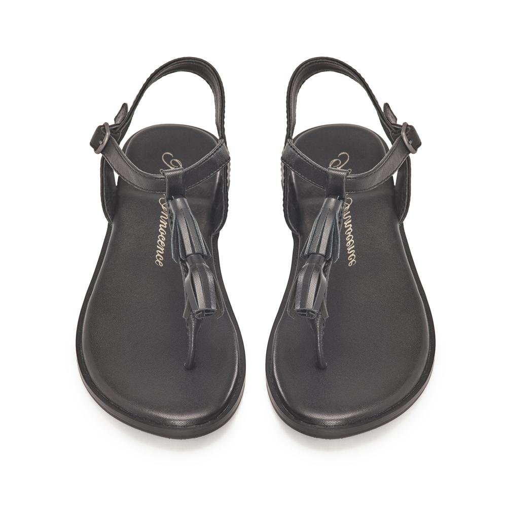 Luna Black Sandals Age of Innocence