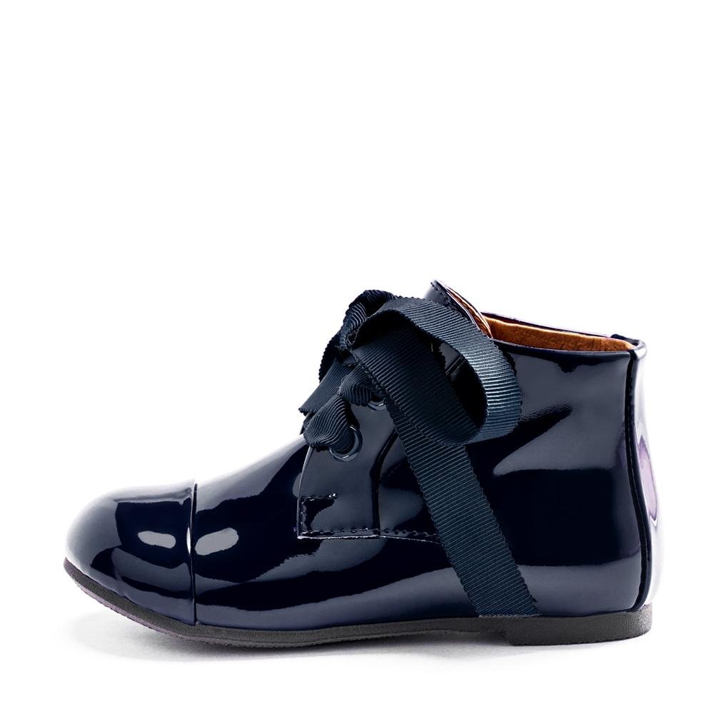 Jane PU Navy Boots Age of Innocence