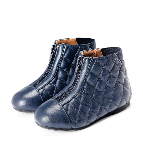 Nicole Navy Boots by Age of Innocence