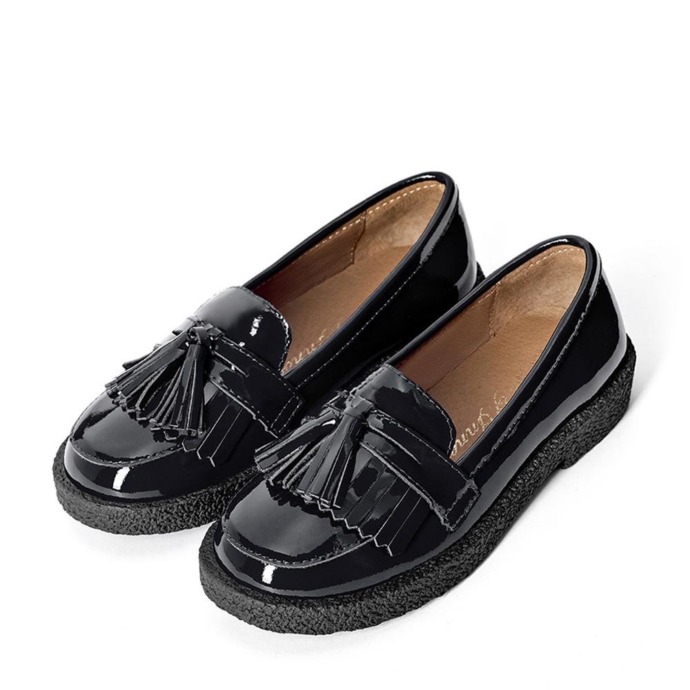 Vita Black Loafers by Age of Innocence