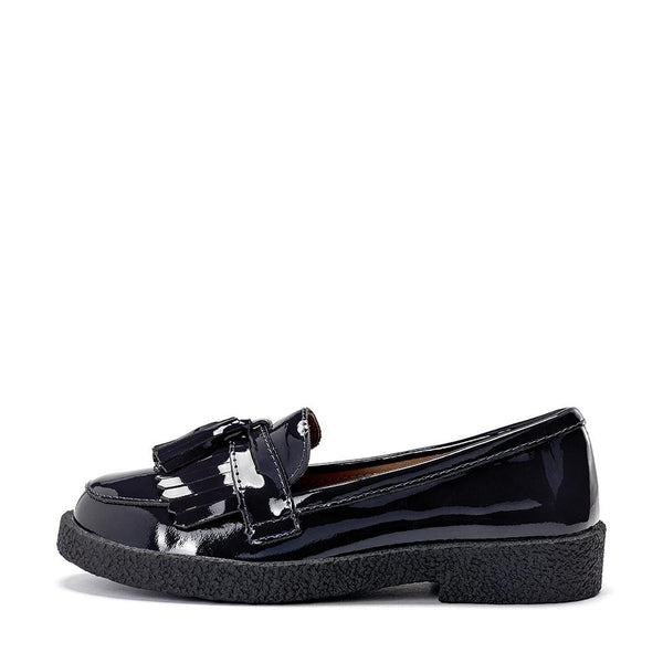 Vita Black Loafers by Age of Innocence