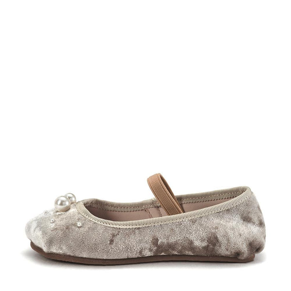 Zelda Grey Ballerinas by Age of Innocence