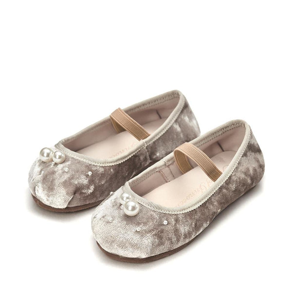 Zelda Grey Ballerinas by Age of Innocence