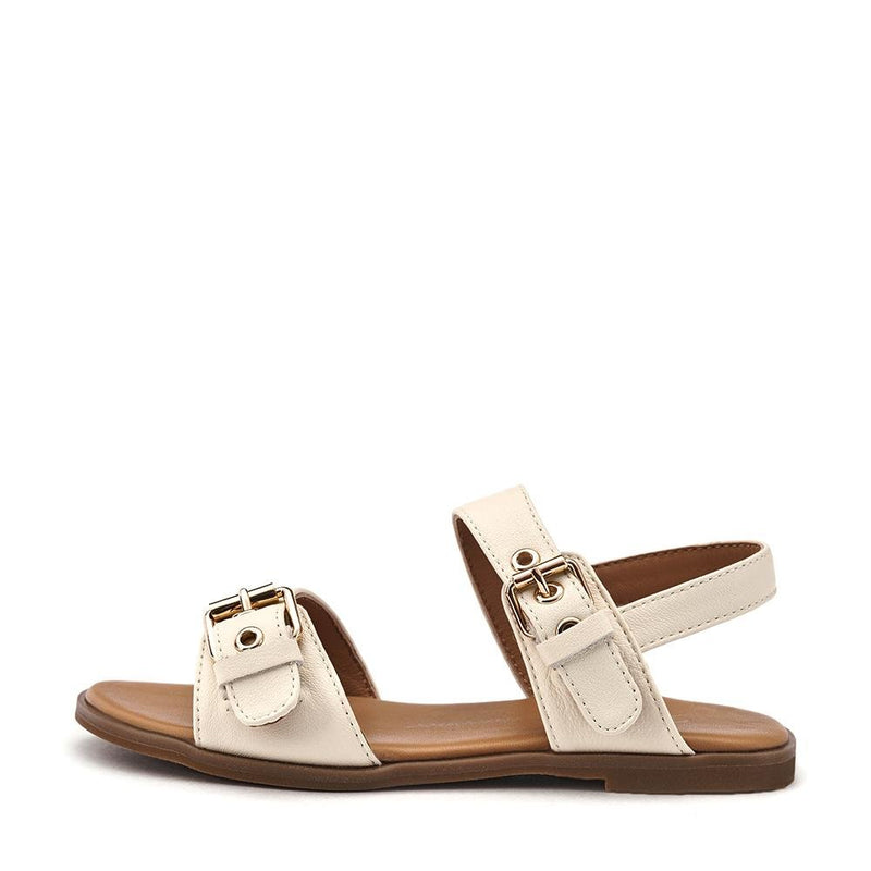 Zara White Sandals by Age of Innocence