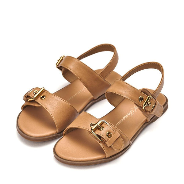 Zara Camel Sandals by Age of Innocence