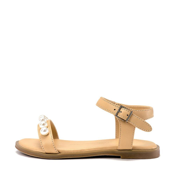 Fleur Beige Sandals by Age of Innocence