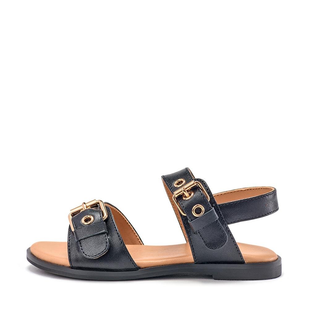 Zara Black Sandals by Age of Innocence