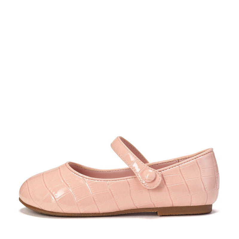 Coco Croco Pink Shoes by Age of Innocence