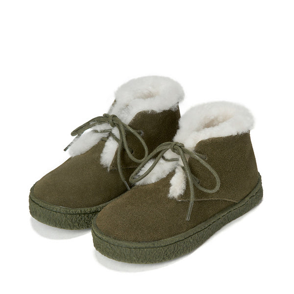 Cora Khaki Boots by Age of Innocence
