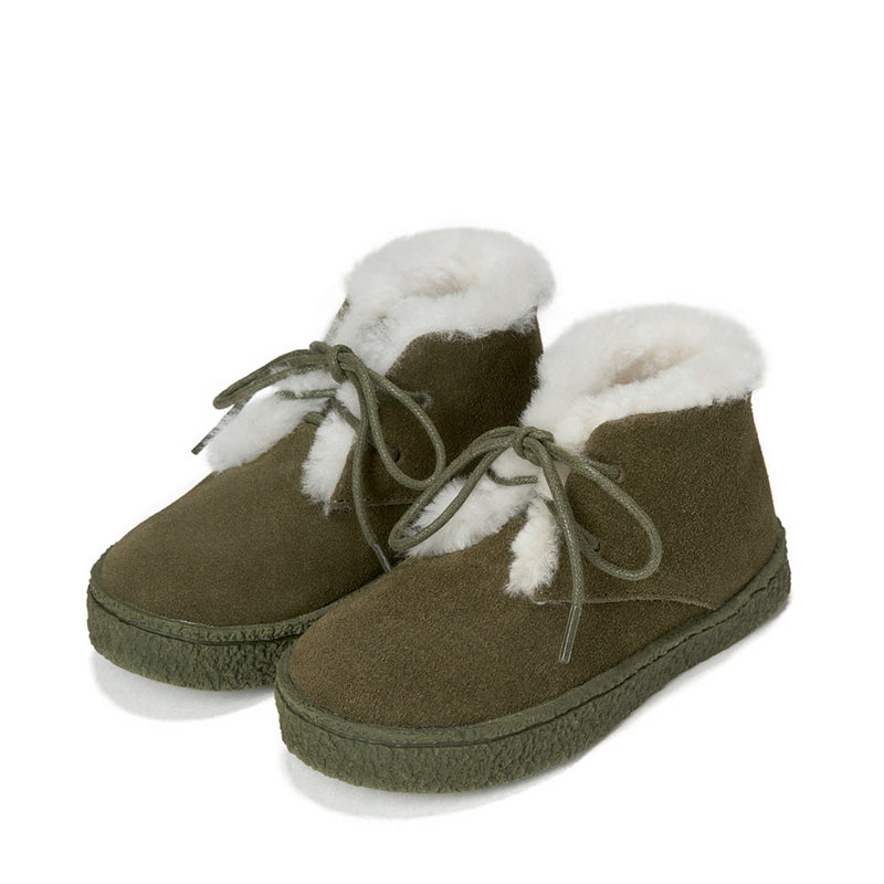 Cora Khaki Boots by Age of Innocence