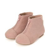 Nicole Ribbed Velvet Pink Boots by Age of Innocence