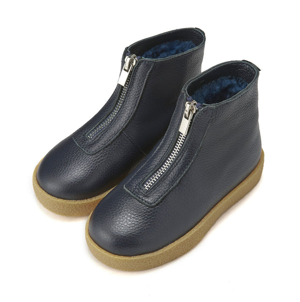 Jasper Winter Navy Boots by Age of Innocence