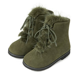 Alice Khaki Boots by Age of Innocence