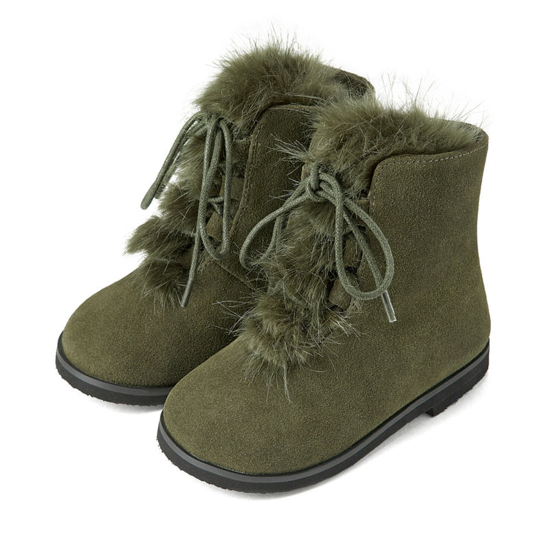 Alice Khaki Boots by Age of Innocence