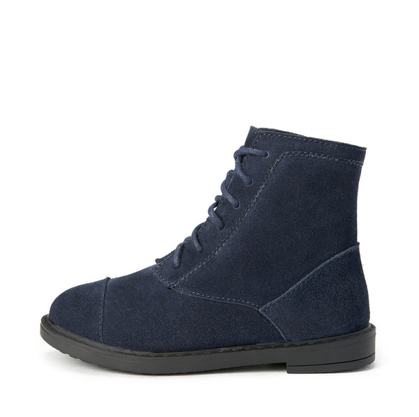 Thomas Suede Winter Navy Boots by Age of Innocence