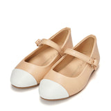 Bebe Leather 2.0 Beige/White Shoes by Age of Innocence