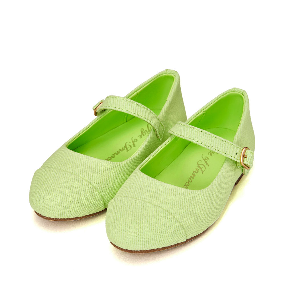 Bebe Canvas Green Shoes by Age of Innocence