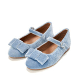 Ellen Velvet Blue Shoes by Age of Innocence