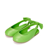 Amelie Leather Green Sandals by Age of Innocence