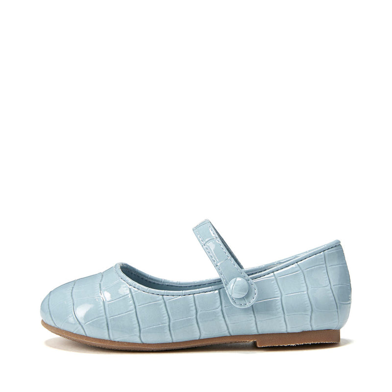 Coco Croco Blue Shoes by Age of Innocence