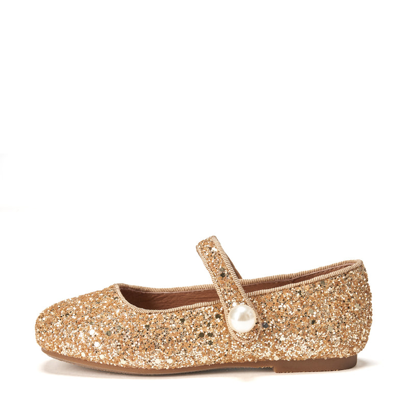 Gloria Gold Shoes by Age of Innocence