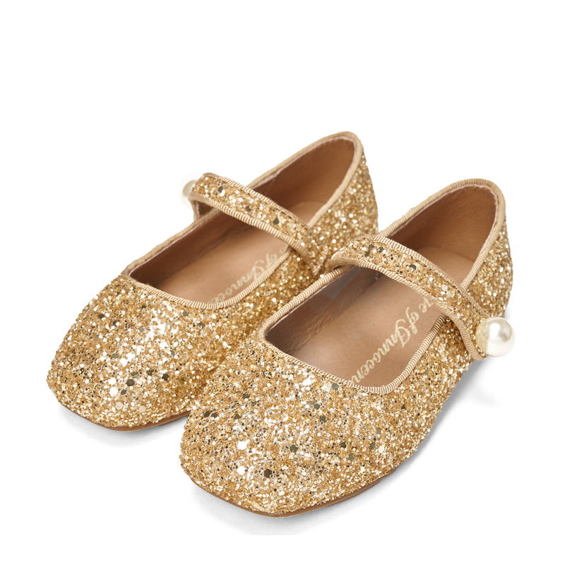 Gloria Gold Shoes by Age of Innocence